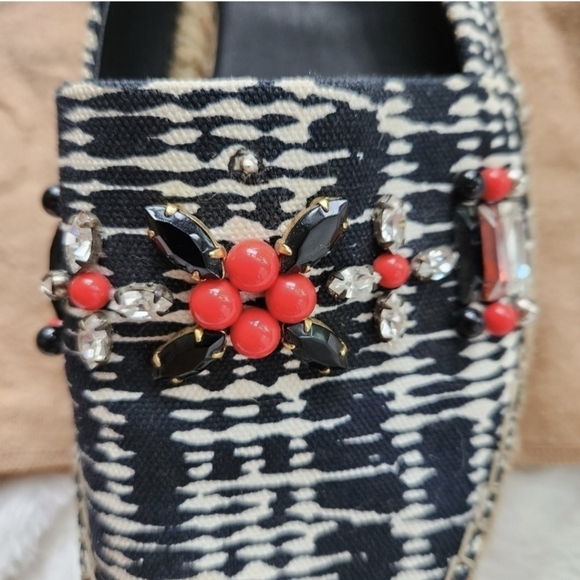 Louis Vuitton LV Women's size 37 Euro 7 US Gem Jewel Espadrille Slip On Shoes - Picture 5 of 13